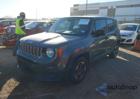 2016 Jeep Renegade Sport from USA, damaged, VIN ZACCJAAW8GPC63201